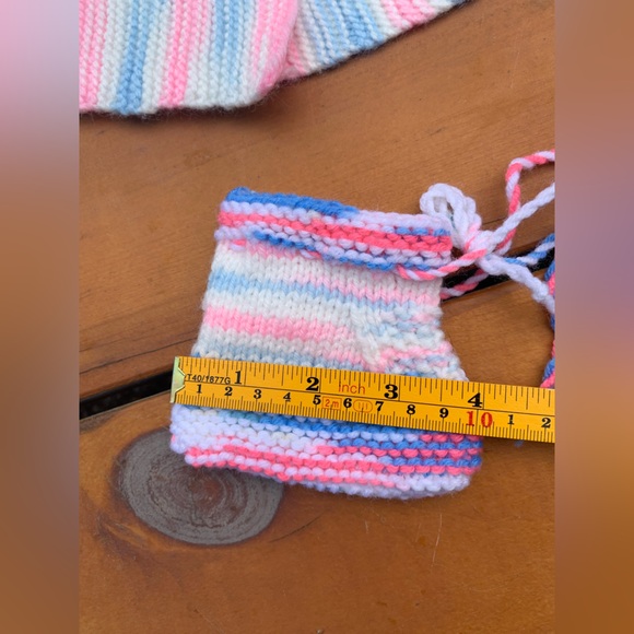 BEAUTIFUL Hand Knit Cardigan Sz 3-6M - Picture 7 of 9